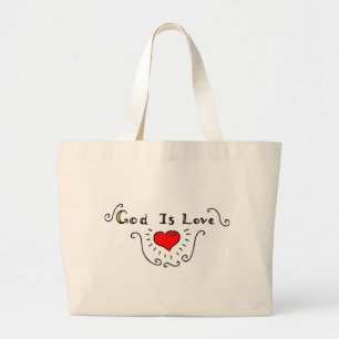 Bolsa Tote Grande O deus é amor