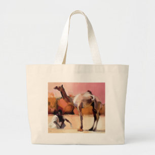Bolsa Tote Grande o dsu e disse Rann de Kutch 1996