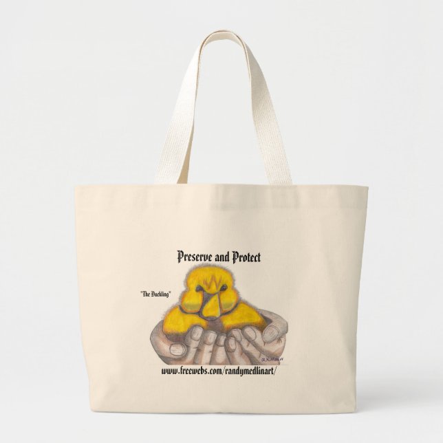 Bolsa Tote Grande O Duckling (Frente)