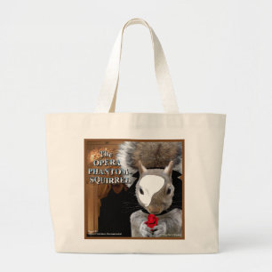 Bolsa Tote Grande O Esquilo Fantasma Grande Tote Bag