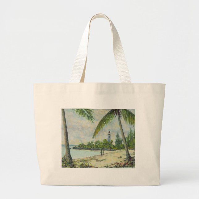 Bolsa Tote Grande O farol Zanzibar 1995 (Frente)