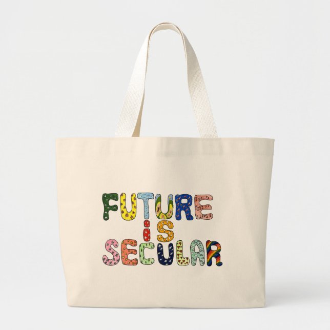 BOLSA TOTE GRANDE O FUTURO É TEMPORAL (Frente)