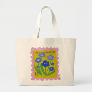 Bolsa Tote Grande O Gesto da Flor de 12 Centavos