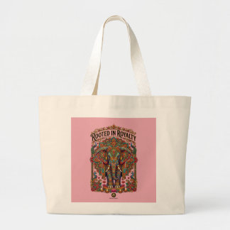Bolsa Tote Grande O Gigante Gentil: Design Artístico de Elefante