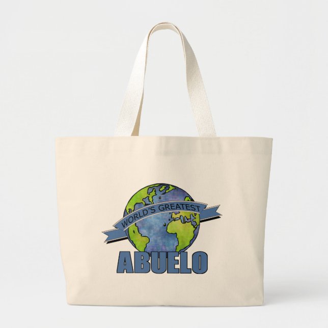 Bolsa Tote Grande O grande Abuelo do mundo (Frente)
