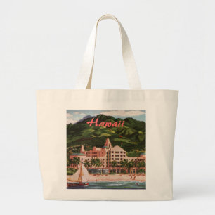 Bolsa Tote Grande O hotel havaiano real
