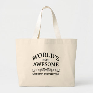 Bolsa Tote Grande O instrutor o mais impressionante dos cuidados do