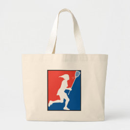 Bolsa Tote Grande O Lacrosse da menina