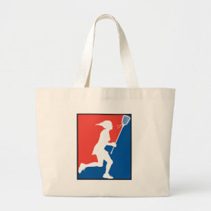 Bolsa Tote Grande O Lacrosse da menina