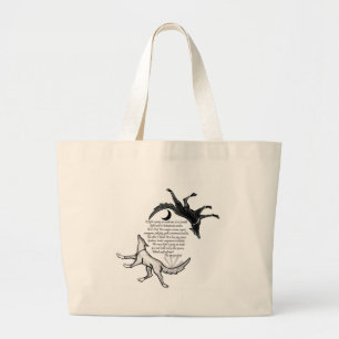 Bolsa Tote Grande O Lobo que alimenta