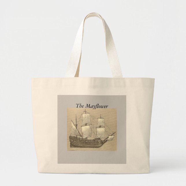 Bolsa Tote Grande O Mayflower (Frente)