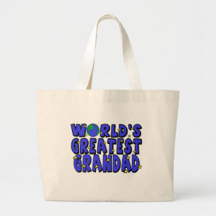 Bolsa Tote Grande O Melhor Avô do Mundo