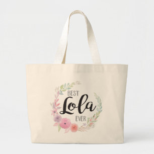 Bolsa Tote Grande O melhor nunca Lola