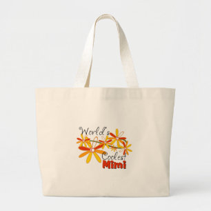 Bolsa Tote Grande O Mimi Mais Legal do Mundo Floral