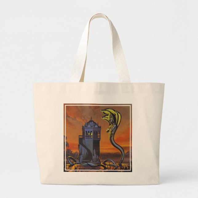 Bolsa Tote Grande O Naga-Rei (litho da cor) (Frente)