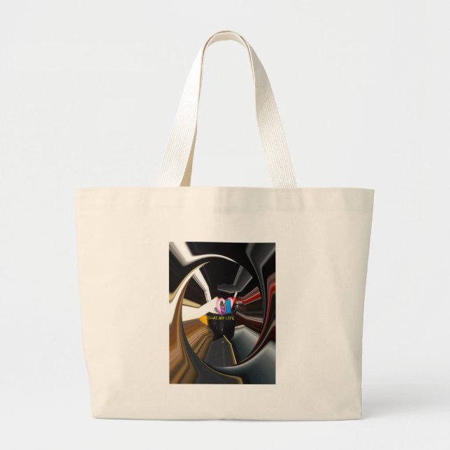 Bolsa Tote Grande O Núcleo da Agitação | Essentials de Escritório Ke (Frente)