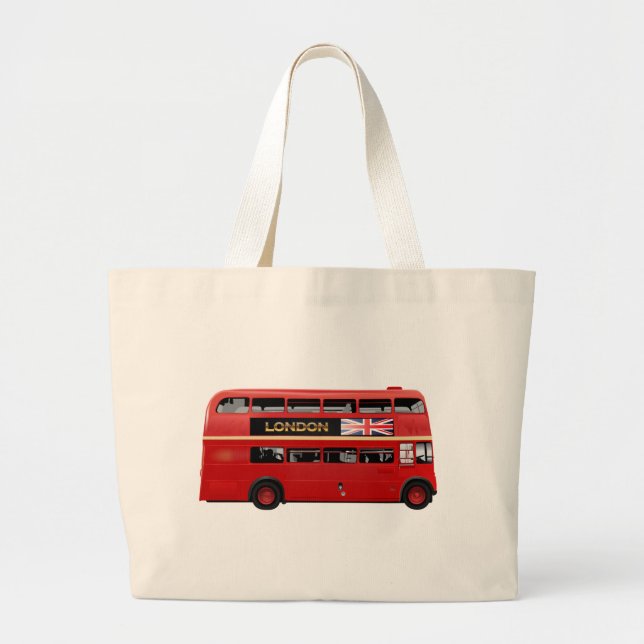Bolsa Tote Grande O ônibus de Londres (Frente)