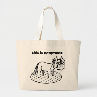 Bolsa Tote Grande O Ponytoast original!