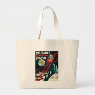 Bolsa Tote Grande O poster vintage dos Palisades