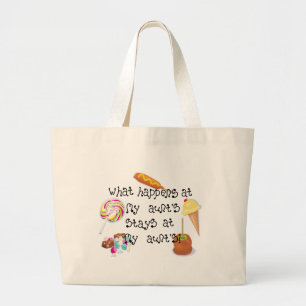 Bolsa Tote Grande O que acontece na PERMANÊNCIA da minha tia em