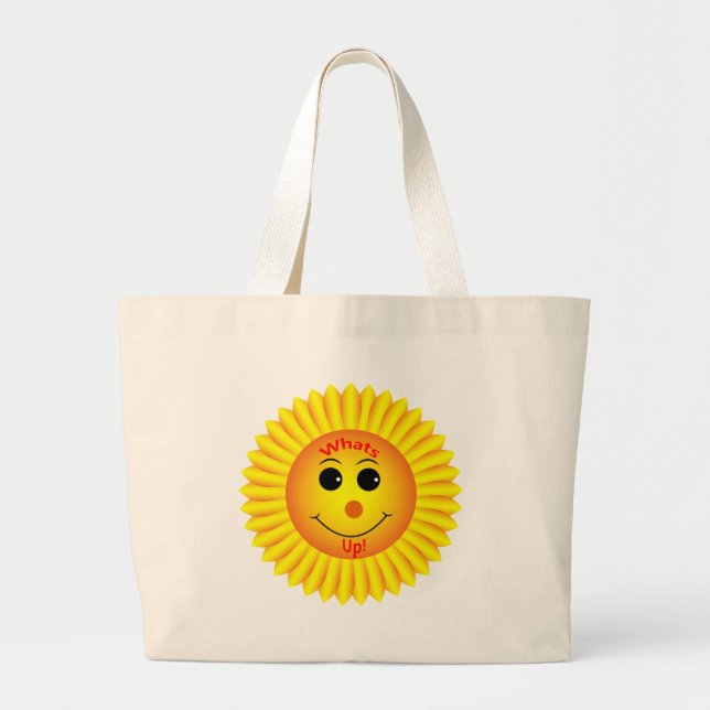 Bolsa Tote Grande O que está acontecendo ! (Frente)