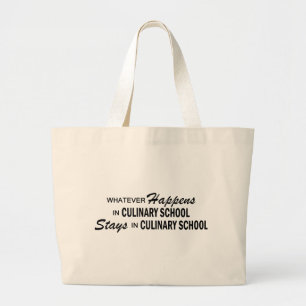 Bolsa Tote Grande O que quer que acontece - escola culinária