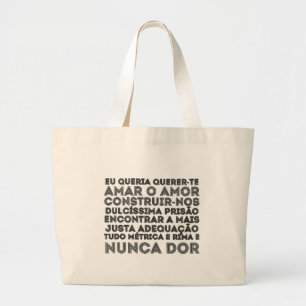 Bolsa Tote Grande O Quereres