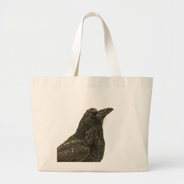 Bolsa Tote Grande O Raven (Frente)