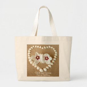 Bolsa Tote Grande O saco do casamento de praia para a noiva nomeia