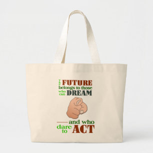 Bolsa Tote Grande O saco do futuro