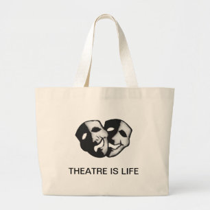 Bolsa Tote Grande O teatro é vida