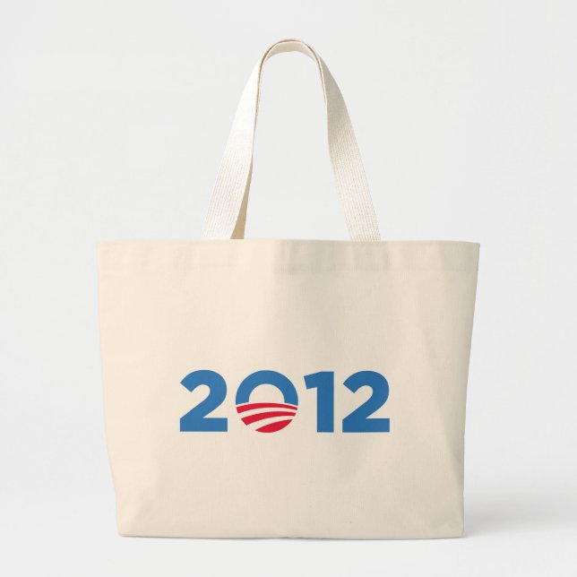 Bolsa Tote Grande Obama em 2012 (Frente)