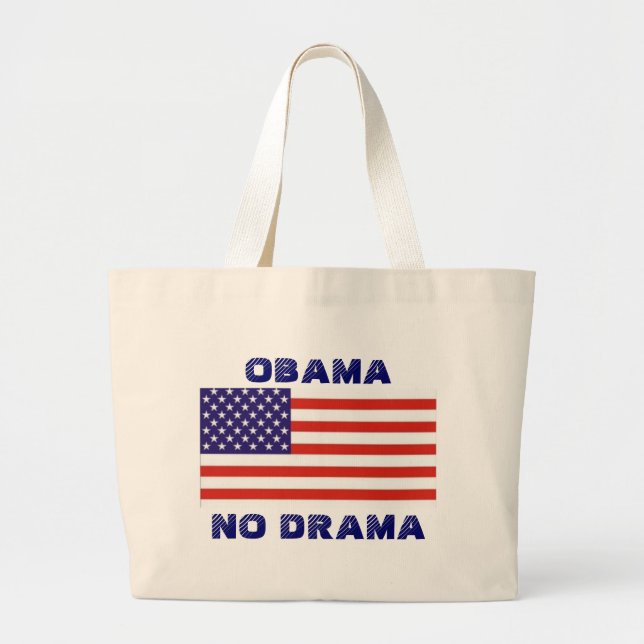 Bolsa Tote Grande Obama No Drama Bag (Frente)