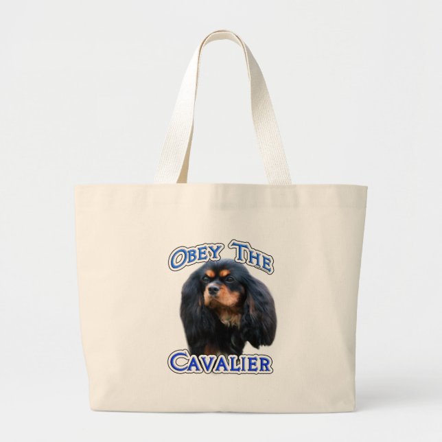 Bolsa Tote Grande Obedeça ao Cavaleiro (Frente)
