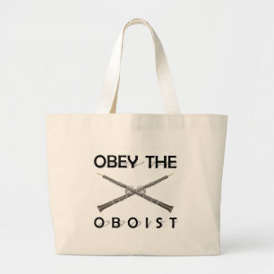 Bolsa Tote Grande Obedeça o Oboist