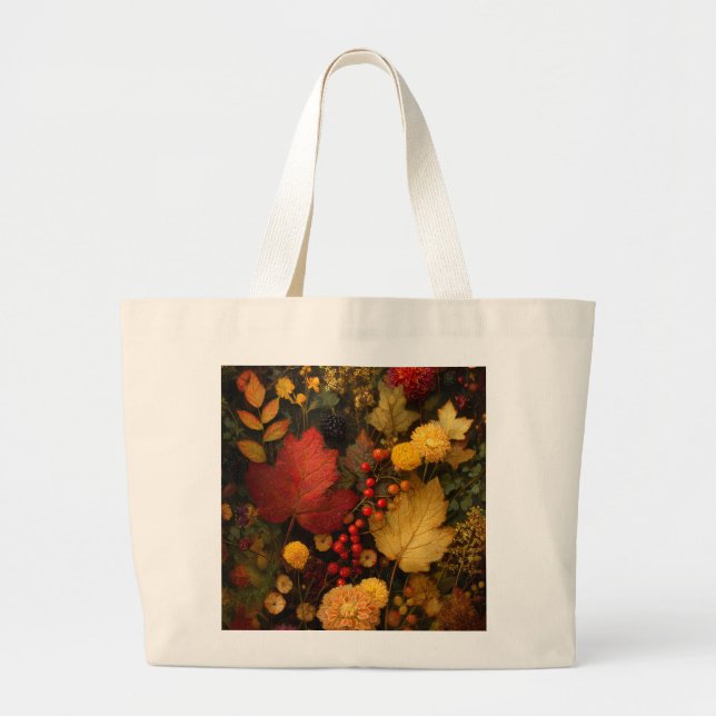 Bolsa Tote Grande Ode ao Outono 3 (Frente)