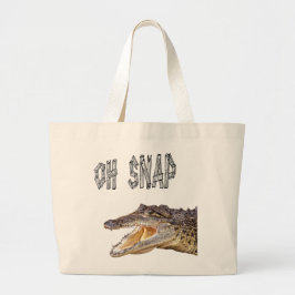 Bolsa Tote Grande OH SNAP - Gator Irritado