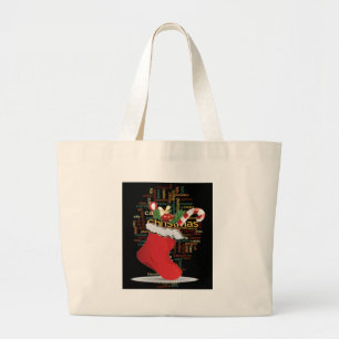 Bolsa Tote Grande Olá! Feliz Natal GIFTS e um Feliz ano novo