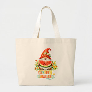 Bolsa Tote Grande Olá Gnome Verão