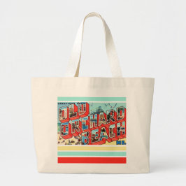 Bolsa Tote Grande Old Orchard Beach Maine Greetings