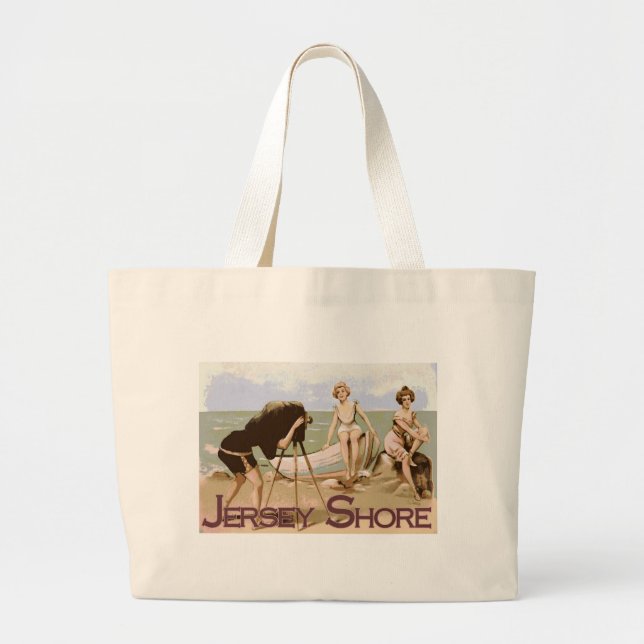 Bolsa Tote Grande Old Time Jersey Shore (Frente)