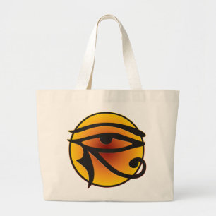 Bolsa Tote Grande Olho da lua de Horus
