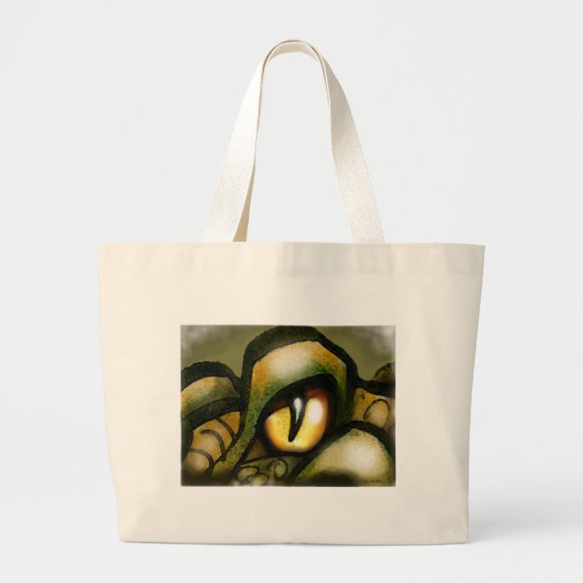 Bolsa Tote Grande Olho Dragão (Frente)