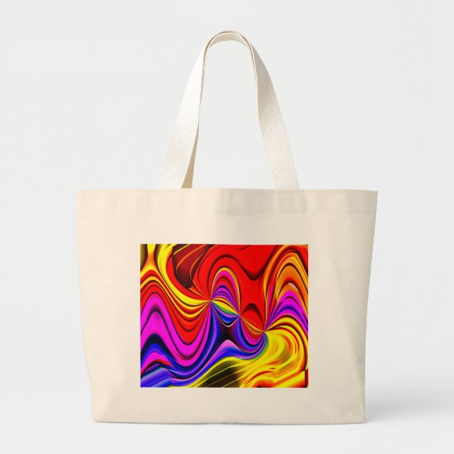 Bolsa Tote Grande Ondas de amor_ (Frente)