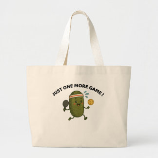 Bolsa Tote Grande One More Game Pickleball Tote Bag