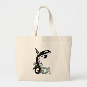 Bolsa Tote Grande Orca Freedom Art