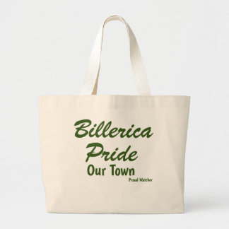 Bolsa Tote Grande Orgulho do Orgulho da Cidade de Billerica