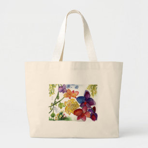 Bolsa Tote Grande Orquídea 40 em um saco