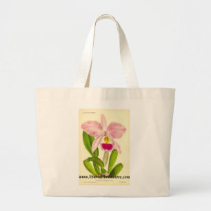 Bolsa Tote Grande Orquídea - Cattleya Gaskeliana