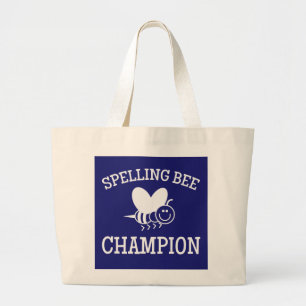 Bolsa Tote Grande Ortografia de Bee Champion